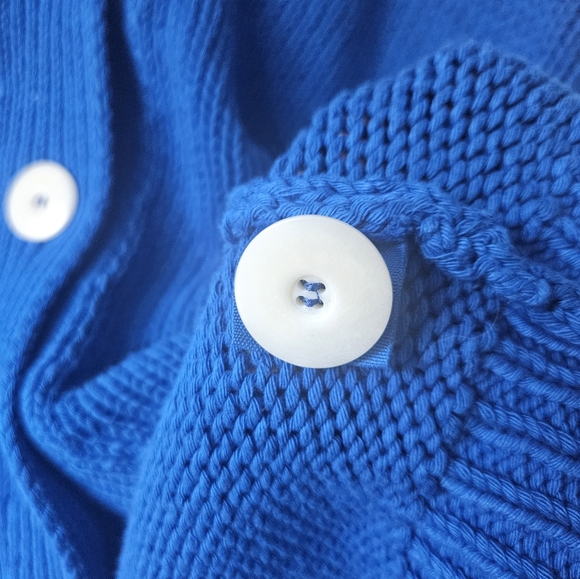 babaa no 22 cotton cardigan blue - Picture 5 of 7